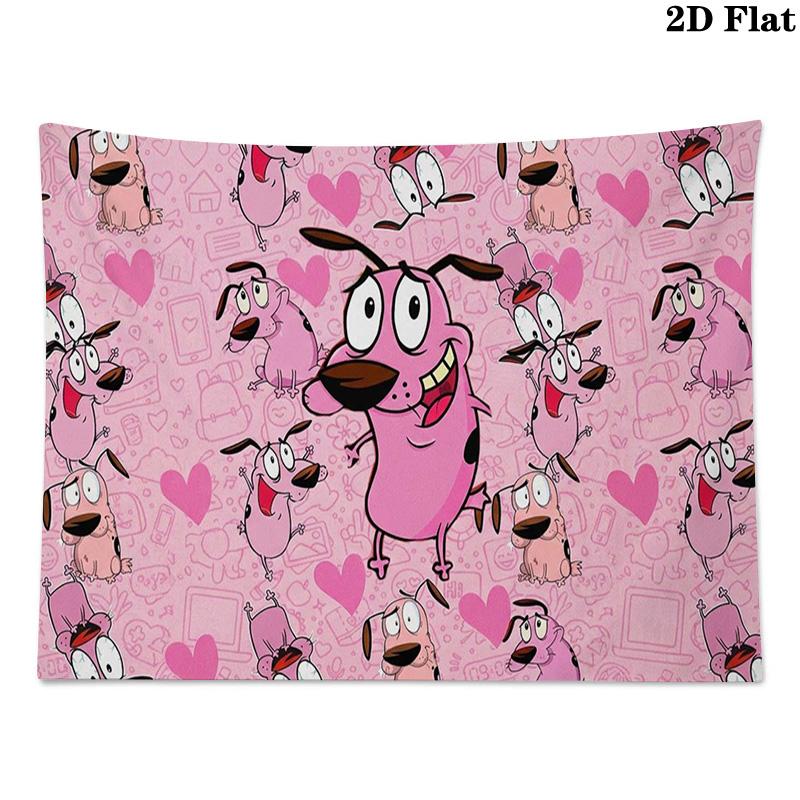 Courage Wall Tapestry Aesthetic Wall Hanging Printed Fabric Blanket Decorative Tapestries for Bedroom Living Room Home Decor
