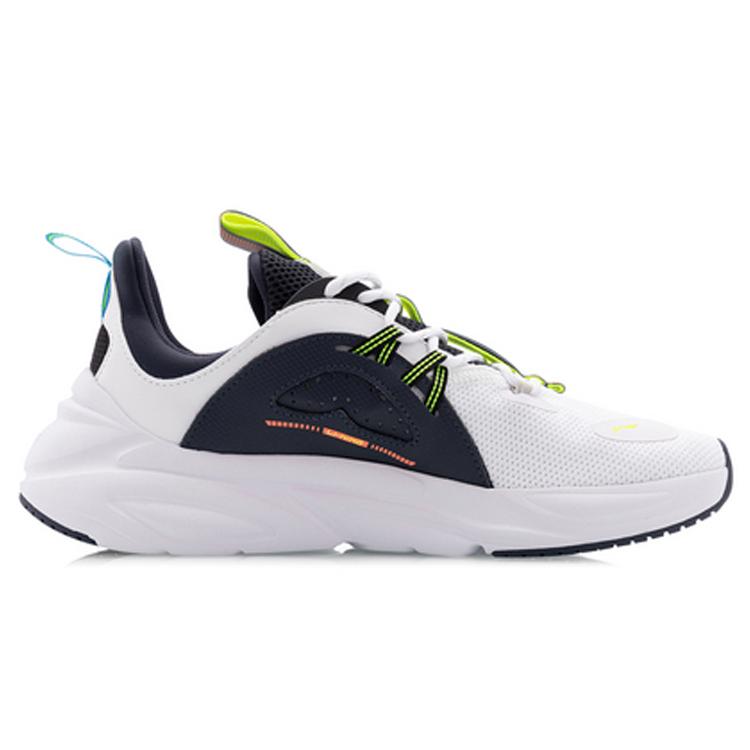 Li Ning Spark Breathable And Lightweight Low top Sports Casual Shoes Men's White Blue Black AGLQ057-1