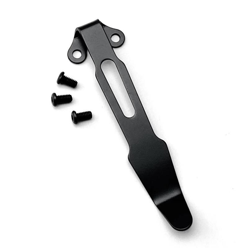 1 ks nářadí DIY příslušenství držák na nůž skládací klip z nerezové oceli zadní klip kapesní držák na nůž klip venkovní příslušenství se 3 šrouby
