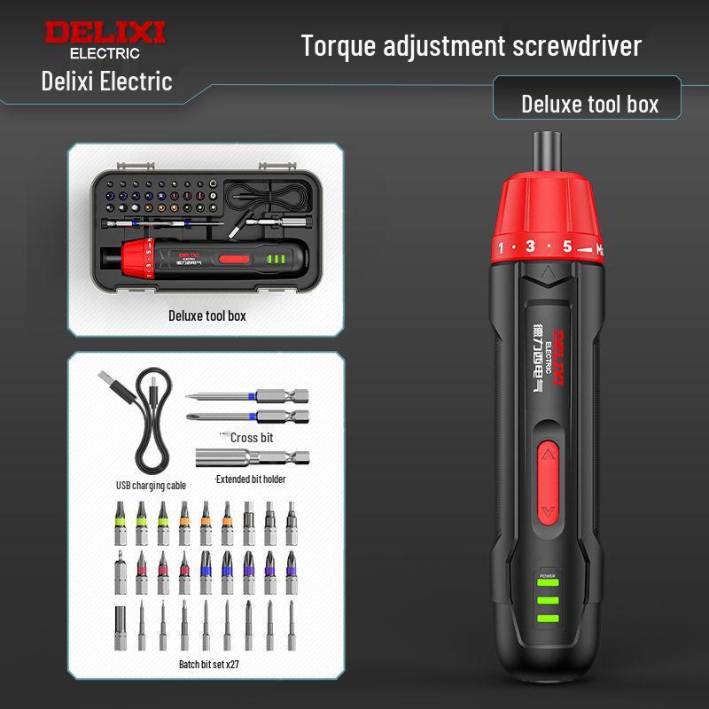 Delixi Multifunktions-Elektroschrauber & Mini-Lithiumbohrer für den Heimgebrauch