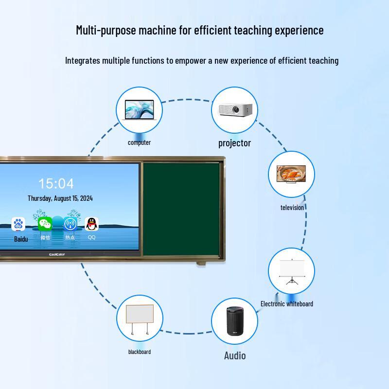 Kucai 86-inch Smart Interactive Whiteboard CN Plug (adapter Included)