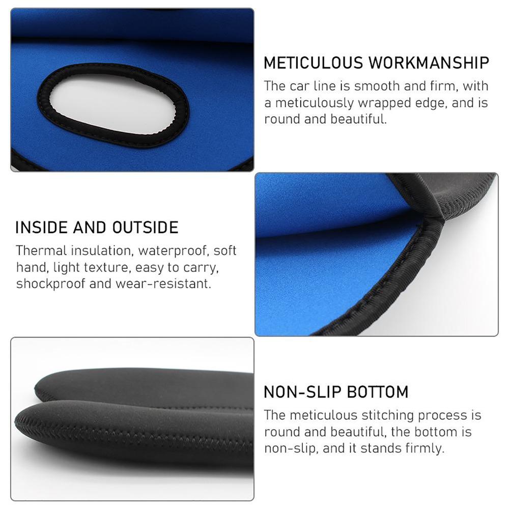 Reusable Wine Travel Carrier With Handle Insulated Wine Bag  Outdoor Camping