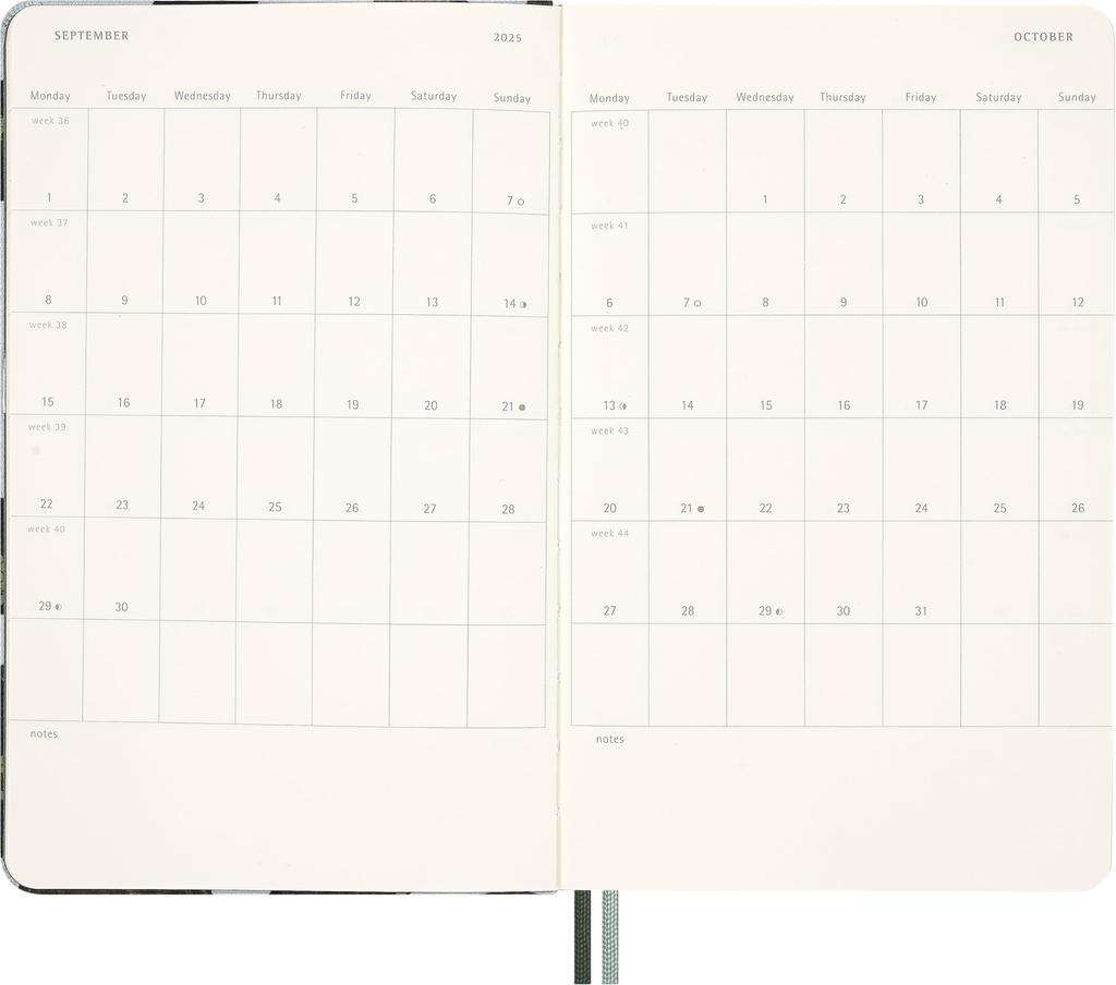 Moleskine Year of the Snake 2025 Planner, January Start, 12-Month Weekly Diary, Large Size, Hardcover, DHCNYSNK12WN3Y25