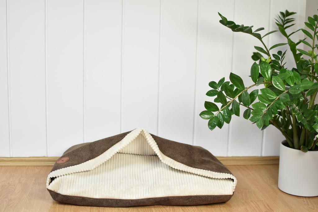 Mink Nel Brown Structure + Cream 100cm x 80cm