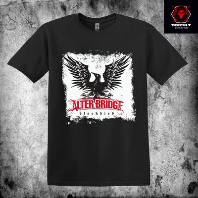 26 Camiseta de Banda Alter Bridge "Black Bird" Unisex para Adultos Camiseta de Algodón Pesado S-3XL Camiseta Unisex