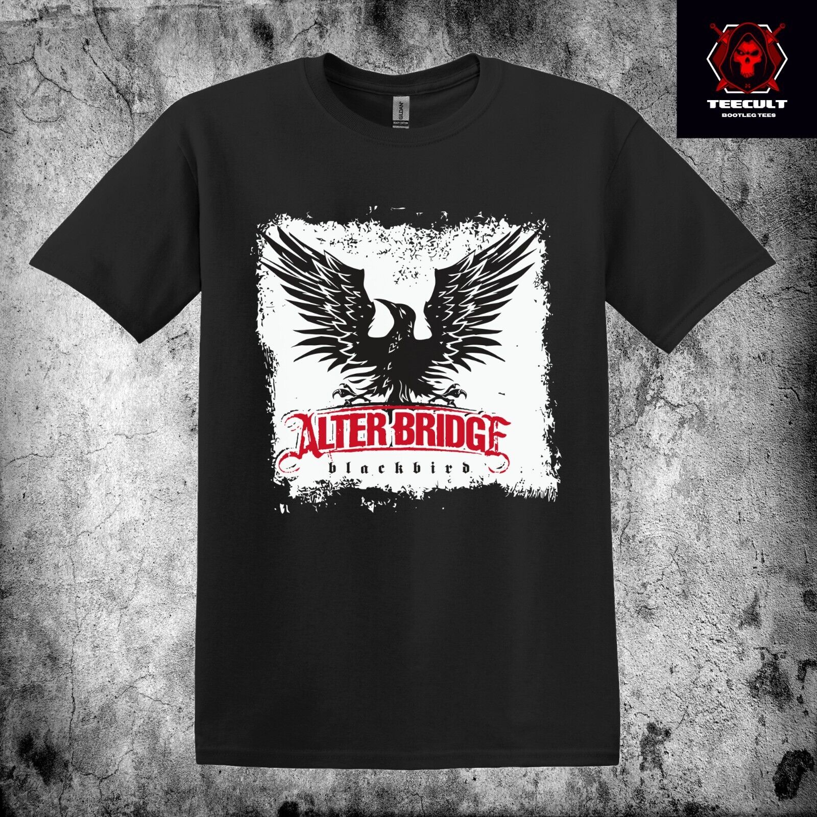 26 Alter Bridge  Black Bird  Band Tee Unisex Adults Heavy Cotton T-SHIRT S-3XL  Unisex T-Shirt XXL