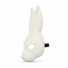 Weißes Kaninchen Kostüm Maske Lange Ohren Hasen Gesichtsmaske für Ostern DIY Cosplay Maskenball Party Bühnenauftritt