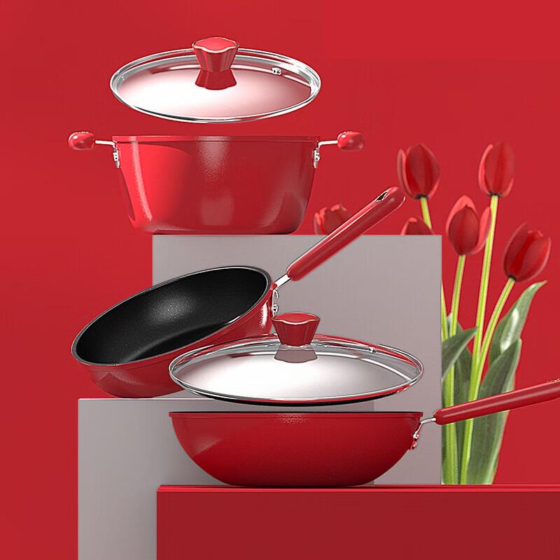 DStt Flowering Years 3-Piece Cookware Set