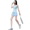 Womens Sports Set Badminton Tennis Running Yoga Quick-Dry Pleated Skirt