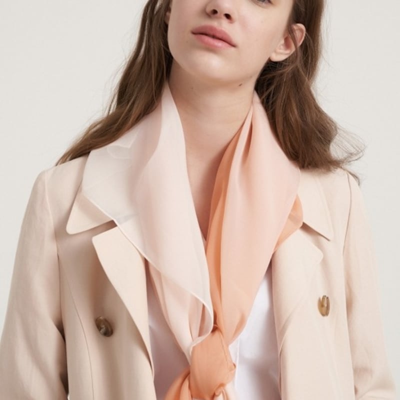 BB’DE SOLI’DE Gradation silk scarf 2color