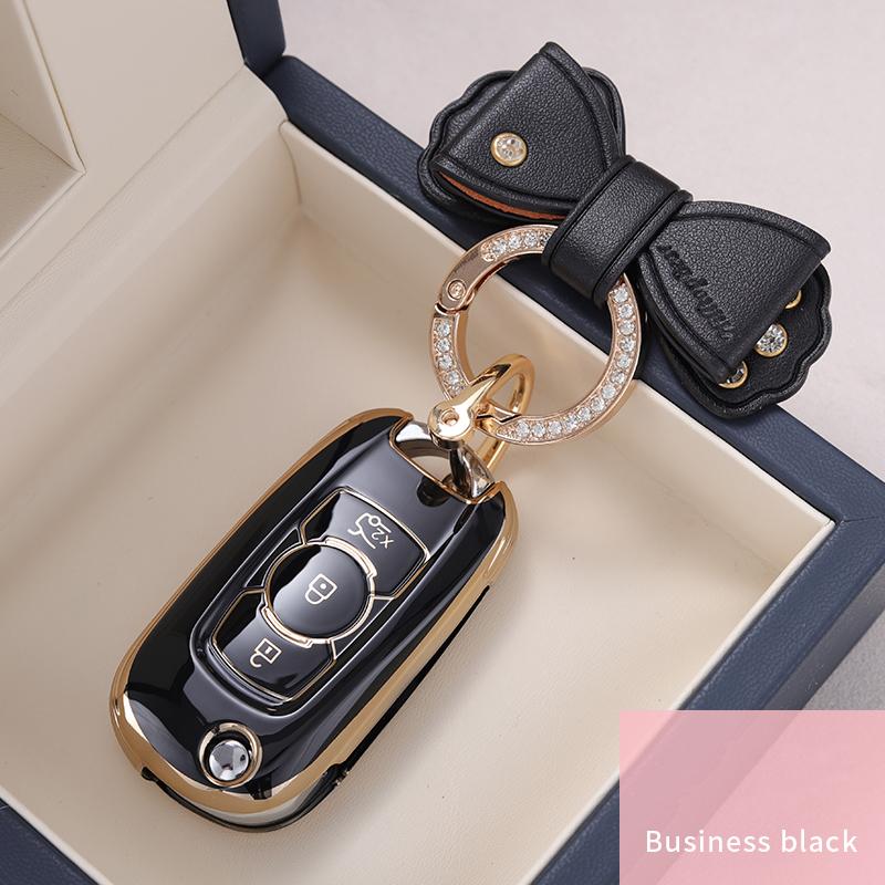 Soft Tpu Car Flip Key Case Cover Keychain For Buick Verano Encore Gx Gl6  -  For Opel Vauxhall Astra K Corsa E Protector