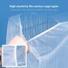 5pcs Elastic Bird Cage Cover Universal Anti Splash Guard New Carrot Cage Mesh Net  Pet Protection
