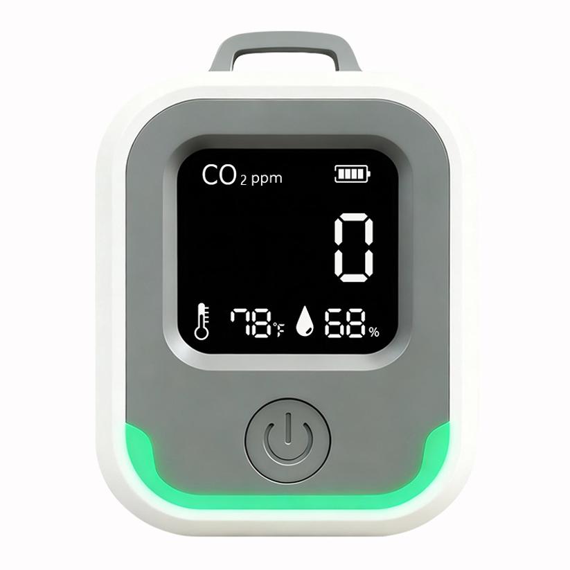 3-in-1 Carbon Monoxide Detector Portable Outdoor Camping Temperature And Humidity Carbon Dioxide Alarm Co Detector