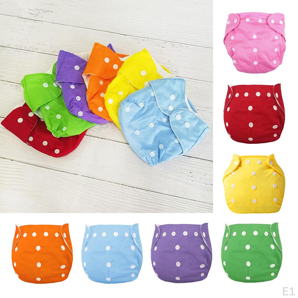 Baby Newborn Cloth Diapers Print Pocket Nappies Unisex Washable