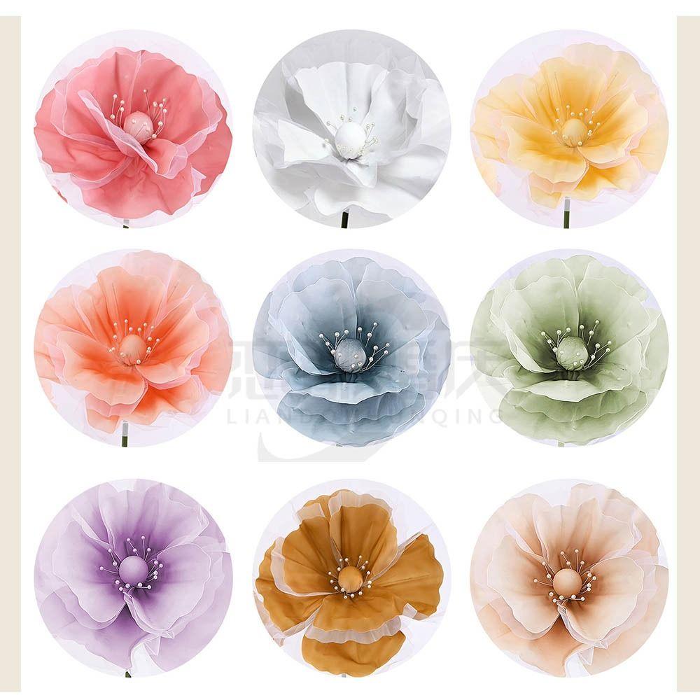 Fashion 50cm Wedding Road Flower Large Flower DIY Photography Props Simulation Reusable Flower Branch Garden