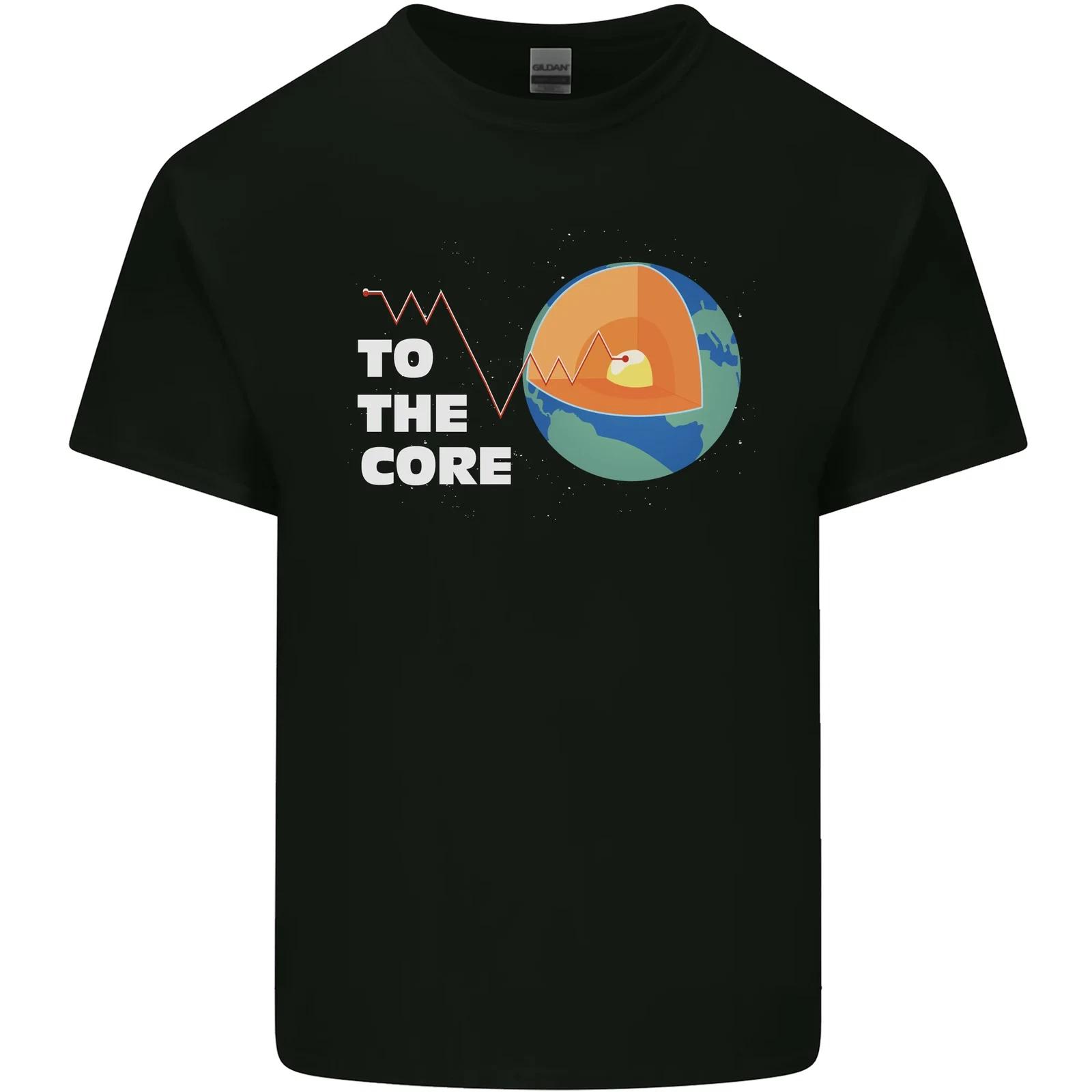To the Core Climate Change ECG Heart Pulse Kids T-Shirt Childrens M
