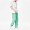 Li-Ning Embroidered Pattern Solid Color Round Neck Casual T-Shirt Men Tops White AHSS323-1