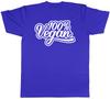 100 Vegan Unisexs Unisexs Ladies TShirt Tee