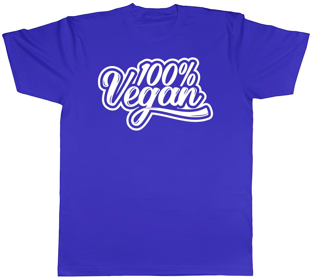 100 Vegan Unisexs Unisexs Ladies TShirt Tee