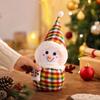 Snowman Plush Doll Christmas Decoration - Small Cloth Figurine for Christmas Eve Window Display, Kids Gift