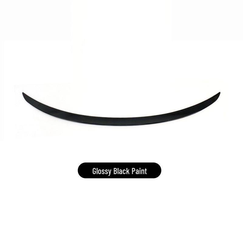 NIO ET5 Carbon Fiber Rear Spoiler: No-Drill Press-on Deflector for Original Style Rear Wing Modification