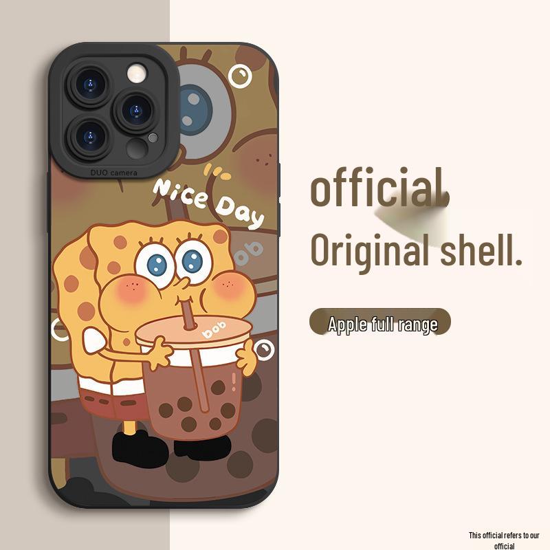 

Cartoon Cute Anti-Fall Protective Phone Case for iPhone 13 Mini, 14 Plus, 15 Pro Max, and 16 iPhone 15 Pro Max