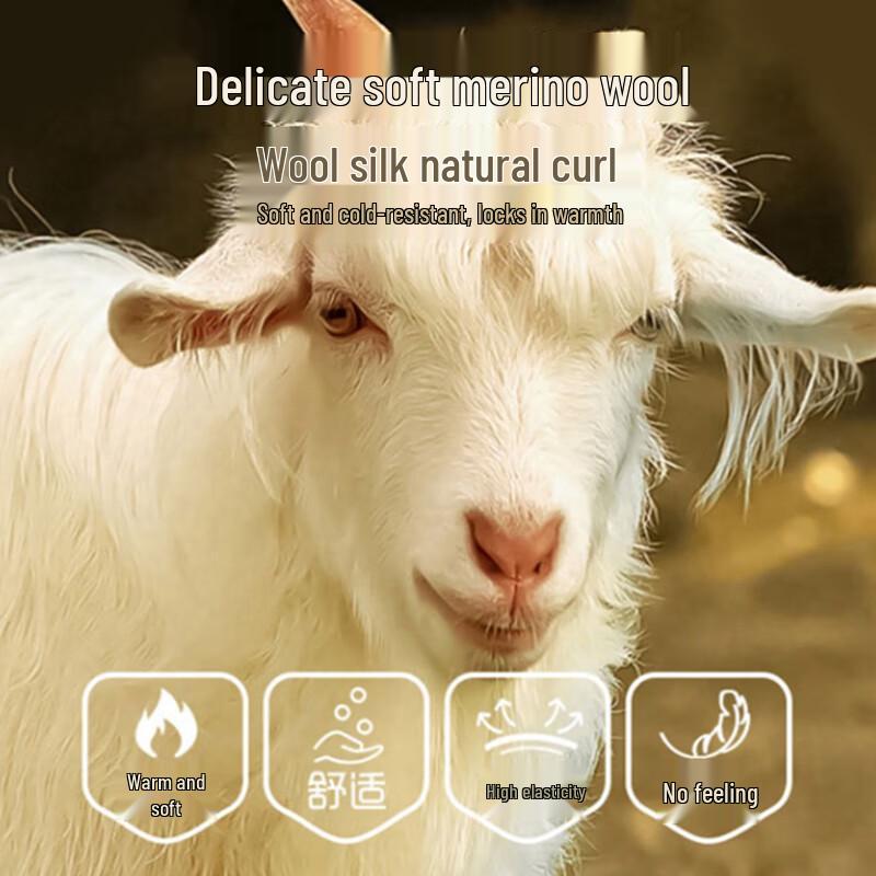 Lonsa Women's Thermal Fleece-Lined Wool-Silk Base Layer Top