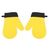 2Pcs Oven Gloves Silicone Heat Resistant Water Proof Thickened Ribbed Oven Gloves Kitchen Accessories