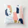 45*45cm Home Decoration Abstract Geometric Sunset Rainbow Pink Pillowcase Bed Living Room Sofa Office Seat Cushion Cover