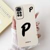 For Xiaomi Redmi Note 11 4G Case Cute Letters Soft Phone Cases For Redmi Note 11 S 11S Note11 4G Silicon Soft Cover 6.43"
