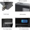 Compact ABS BP 511 Camera Battery Charger with LCD Display for Canon EOS 5D Camera Versatile Charging Option USB Charger
