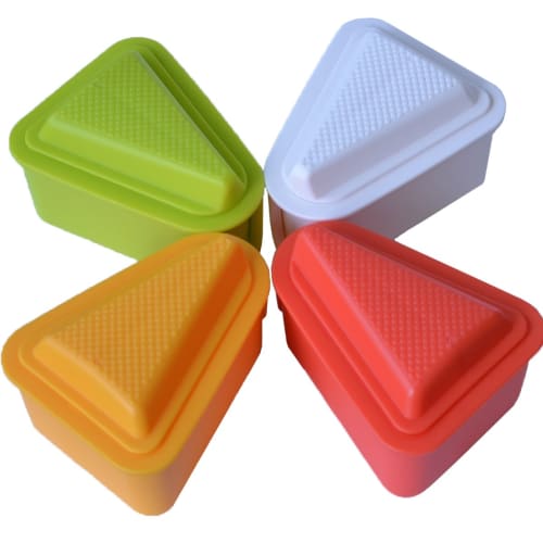 Use Co., Ltd. Pointed Rice Ball Mold, Anything Goes!, with Deco Boat, White