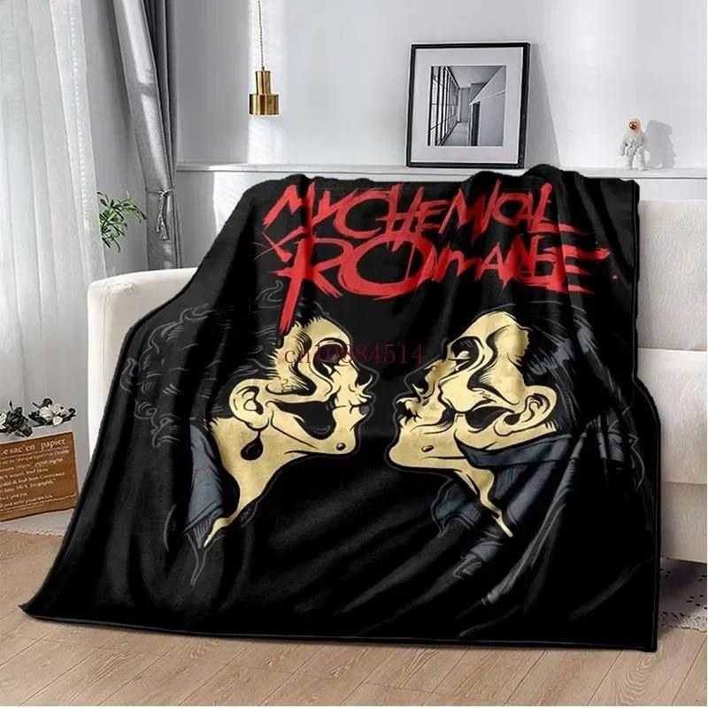 My C-Chemical R-Romance Band Printed Blankets,Kid's Baby Throw Blanket,for Bedroom Living Room Sofa Bed Car, Brithday Gift