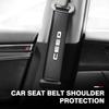 CKTJ8 Car Seat Belt Leather Safety Shoulder Cover Protection Pad For KIA Ceed Sportage Rio K5 K2 Cerato Proceed Venga Sedona