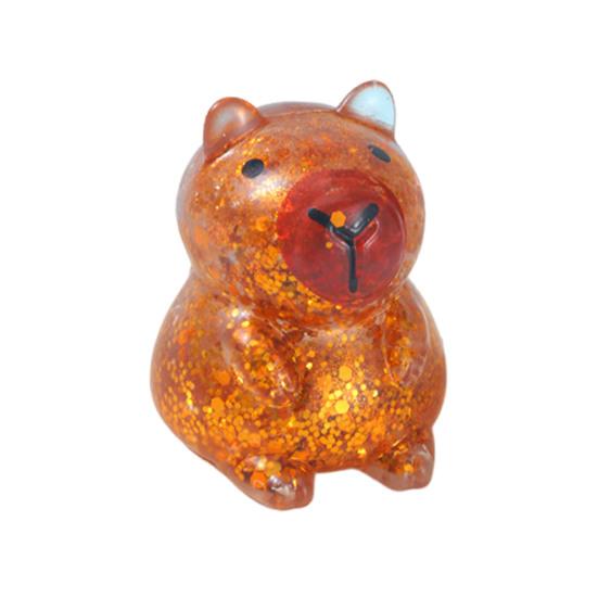 Glitzerndes Tier-Quetschspielzeug Stressabbau Salamander Kaninchen Bär Oktopus Capybara Sensorisches Spielzeug Dekompression Klarer Stressball Fidget-Spielzeug