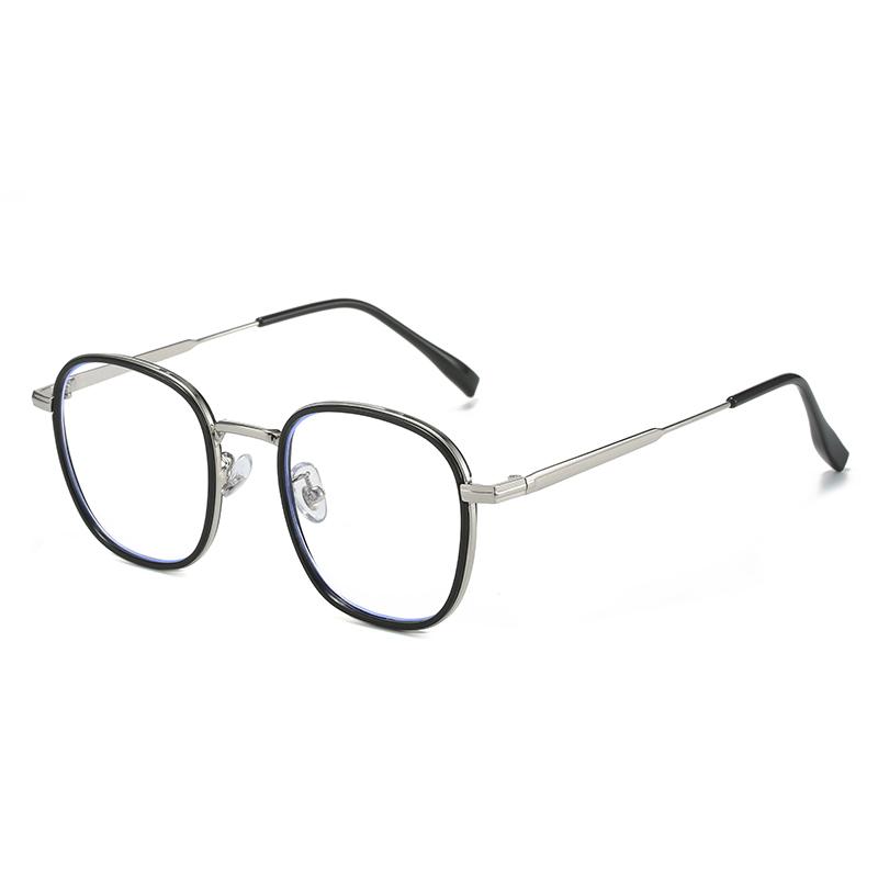Blue Light Blocking Oval Prescription Eyeglasses For The Nearsighted Women Student Single Lens Myopia Spectacles 0 -0.5 -1.0 To -6