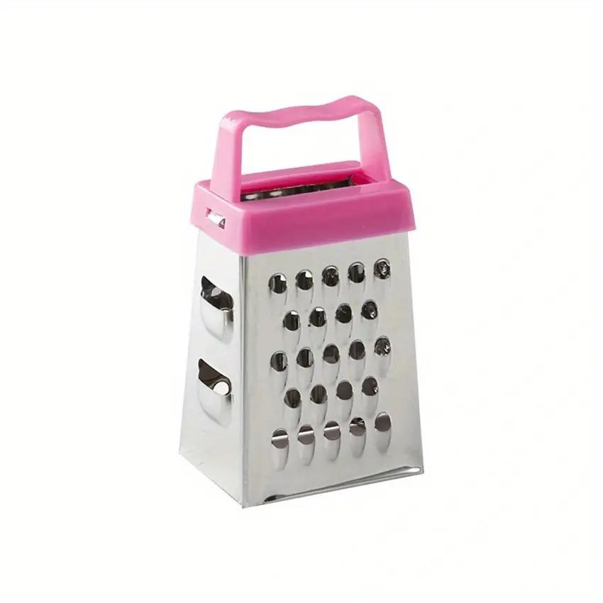 Stainless Steel Mini Cheese Grater Set - Multifunctional Metal Kitchen Tool for Shredding Cheese, Garlic, Ginger - Food-Safe