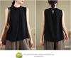 2025 Summer Textured Ramie Cotton-Linen Women's Stylish Sleeveless Vest