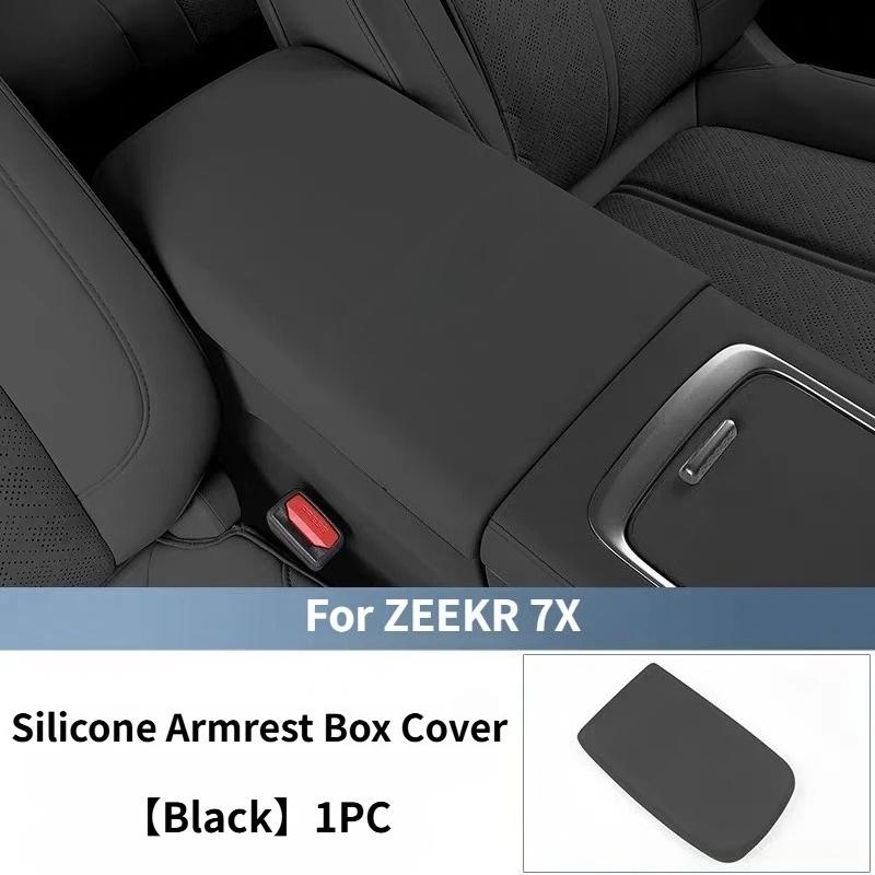 For ZEEKR 7X Car Central Armrest Box Cover Pad Silicone Armrest Protector Cover Interior Modification Decoration Car Accessories