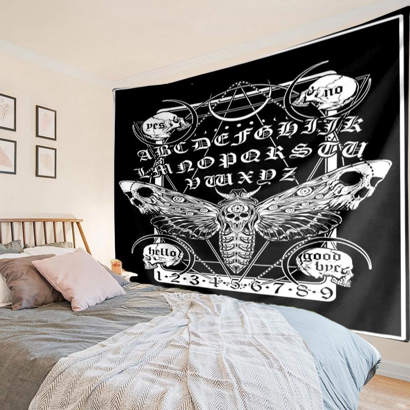 Spiritual Ouija Board Design Tapestry Room Decoration Wall Hanging for Living Room Bedroom, Dormitory, Birthday and Christmas Gifts