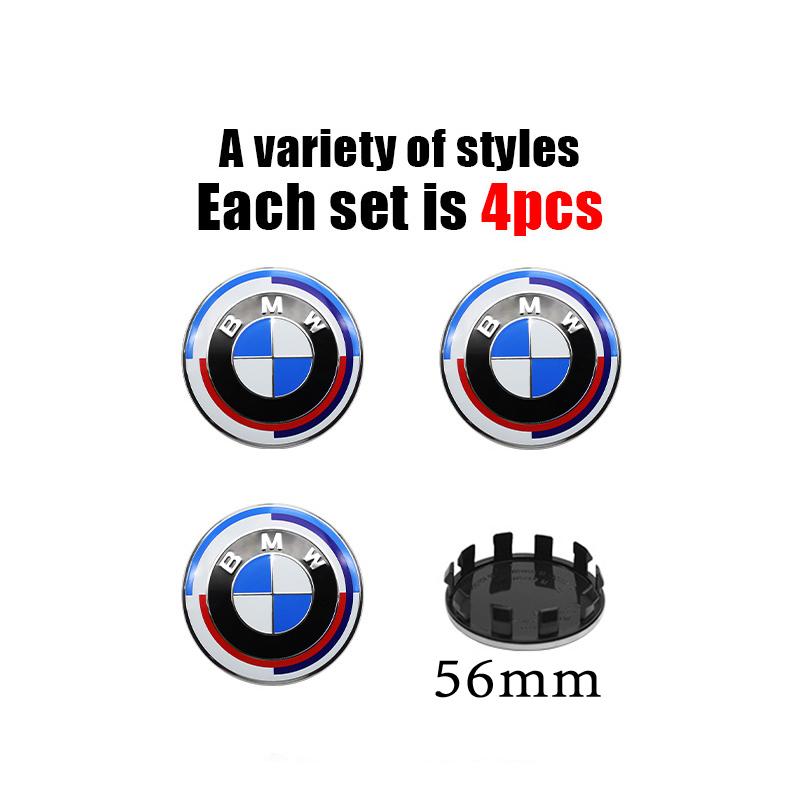 4Pcs 56/68mm Car Wheel Center Hub Cap Auto Accessories For BMW M Performance E90 E36 E39 E46 E60 F10 F30 G20 G21 G30 F15 X5 G11