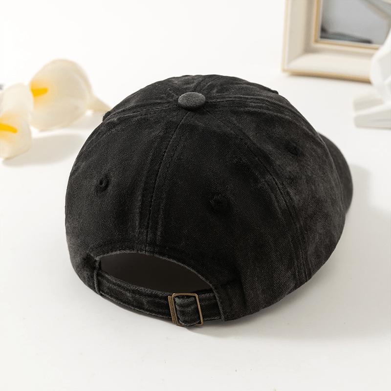 Deer Stag Mountain Print Vintage Baseball Cap Soft Top Adjustable Outdoor Youth Hat