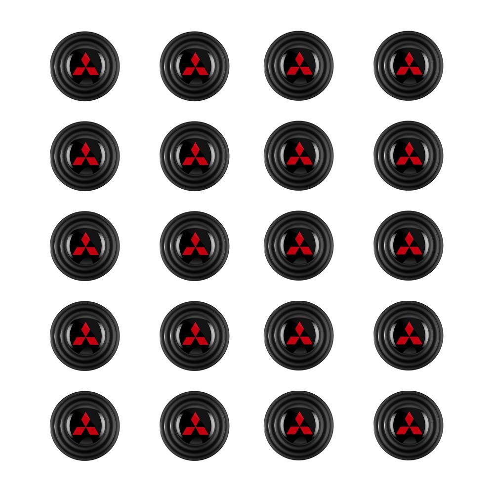 Car Door Silicone Anti Shock Pad Cushion Sticker For Mitsubishi Ralliart Asx Lancer 10 Outlander L200 Xpander Pajero Montero V73