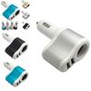 12v24v Ports 2 Usb Car Charger Lighter Socket Splitter Power Adapter For Iphone