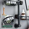 Kitchen Sink Holder Adjustable Shower Rack Bathroom Storage Shampoo Soap Sponge Drain Organizer Kitchen Accessories Organizer