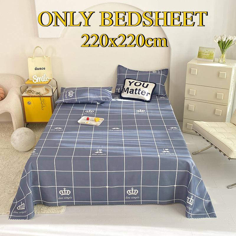 Bettlaken Hautfreundlich Gebürstet Verdickt Doppel Einzelbett Mehrspezifikationslaken für Alle Jahreszeiten