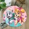 1pc Paw30 Carpet, Round Rug, Comfortable, Suitable for Entryways, Living Rooms, Office, And Bedrooms, Christmas Decoration