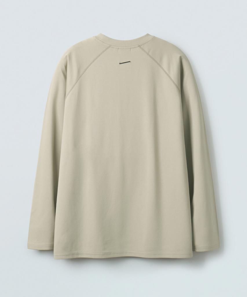 Piali Supima Silket Raglan T-Shirt (Grayish Beige)