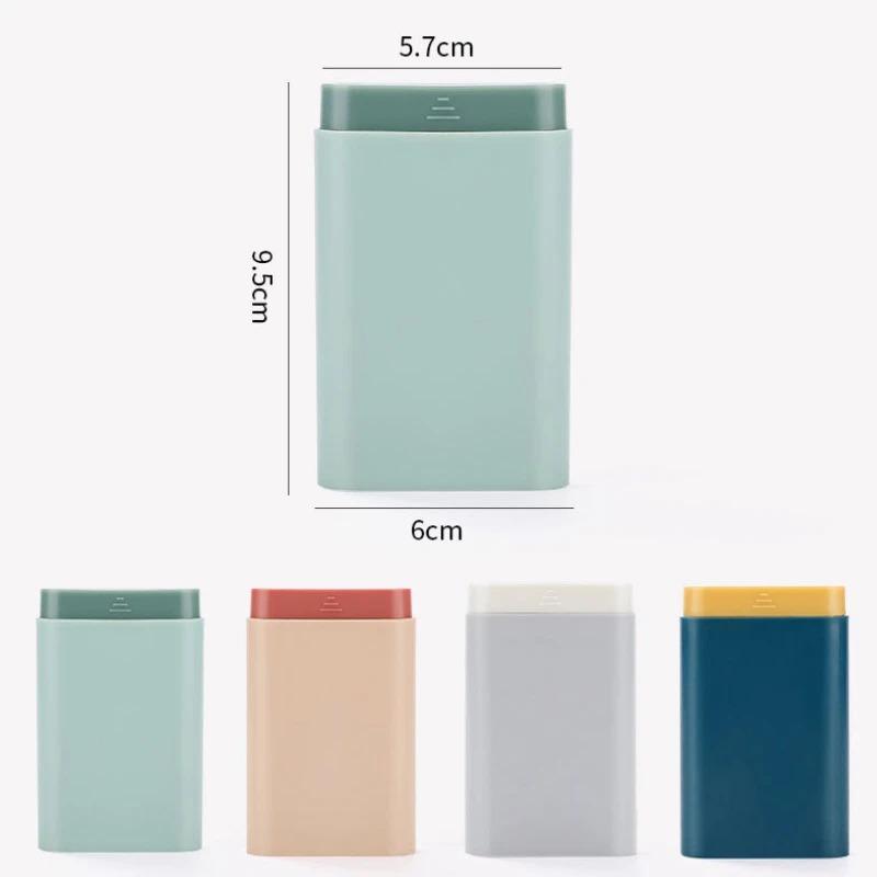 1/2/5pcs Mini Small Portable Travel Vitamin Box Pill Cases Container Organizer Storage Tablet