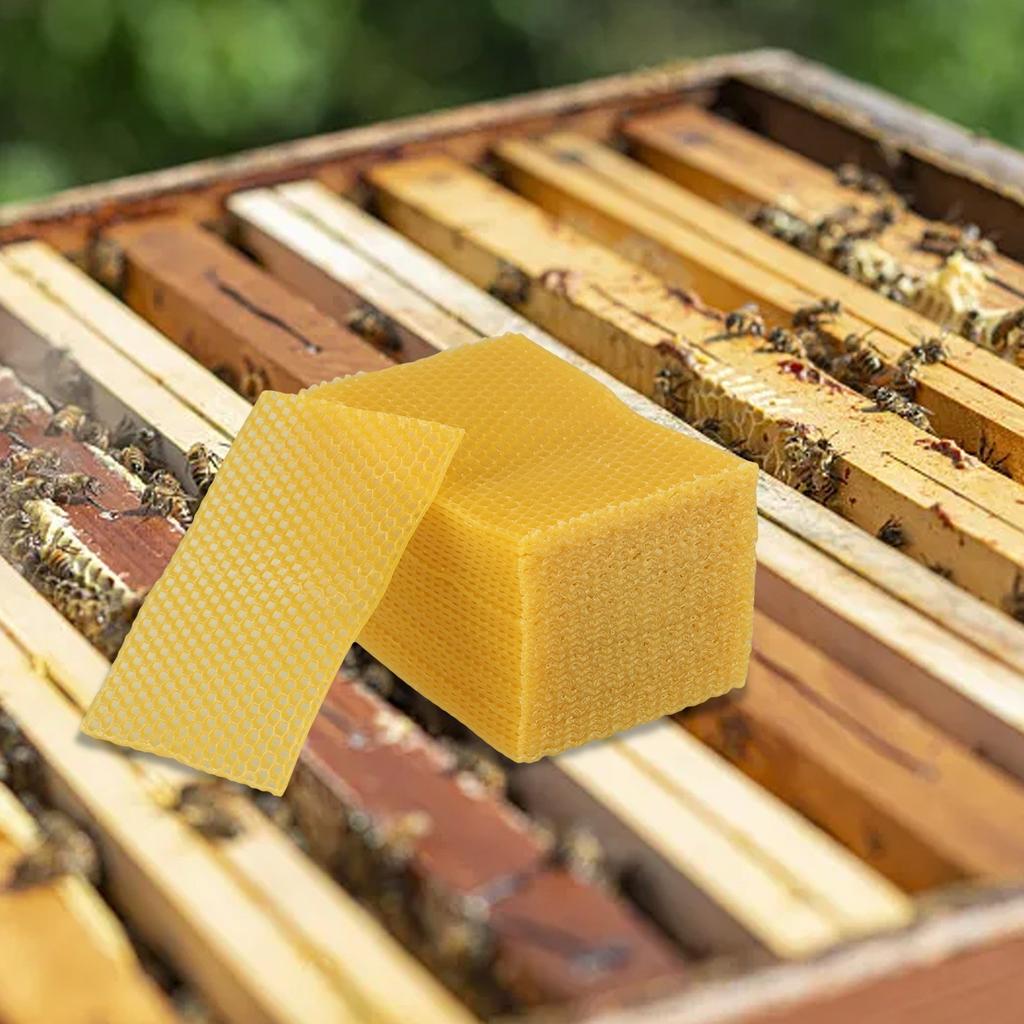 Multiple Uses Bee Nest Tool 30Pc Beeswax Sheets for Candle Making and More